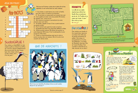 Jeux en folie - L'OISEAUMAG Junior n°1